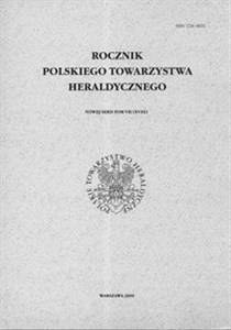 Obrazek Rocznik Polskiego Towarzystwa Heraldycznego tom VII (XVIII)