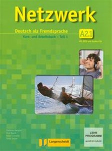 Bild von Netzwerk A2.1 Kurs- und Arbeitsbuch Teil 1 z płytą CD i DVD