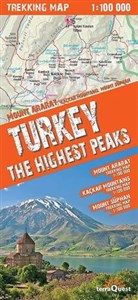 Obrazek Turkey The Highest Peaks 1:100 000 trekking map