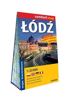 Bild von Łódź kieszonkowy laminowany plan miasta 1:22 000