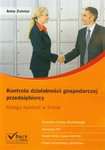 Bild von Kontrola działalności gospodarczej przedsiębiorcy Księga kontroli w firmie