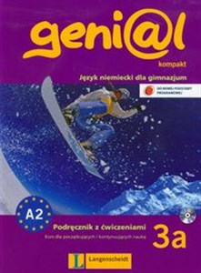 Bild von Genial 3A Kompakt Podręcznik z ćwiczeniami + CD Język niemiecki dla gimnazjum. A2