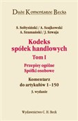 Książka : Kodeks spó... - Stanisław Sołtysiński, Andrzej Szajkowski, Andrzej Szumański