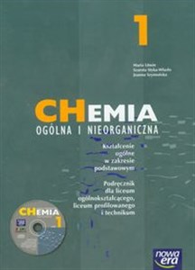 Obrazek Chemia 1 Chemia ogólna i nieorganiczna Podręcznik z płytą CD Liceum, technikum. Zakres podstawowy
