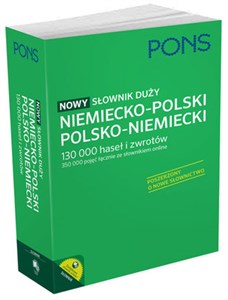 Bild von PONS Nowy słownik duży niemiecko-polski, polsko-niemiecki 130 000 haseł i zwrotów