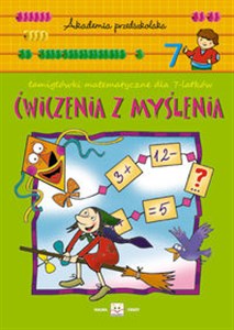 Obrazek Ćwiczenia z myślenia Akademia przedszkolaka Łamigłówki matematyczne dla 7-latków