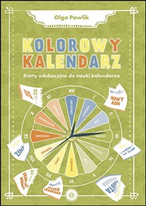 Bild von Kolorowy kalendarz Karty edukacyjne do nauki kalendarza