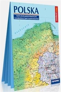 Bild von Polska Mapa ogólnogeograficzna i administracyjno-samochodowa laminowana mapa XXL 1:1 000 000
