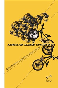 Obrazek Adam Mickiewicz odjeżdża na żółtym rowerze