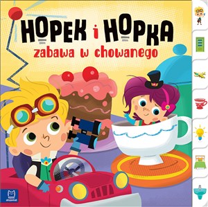 Obrazek Hopek i Hopka zabawa w chowanego Interaktywna książeczka dla dzieci