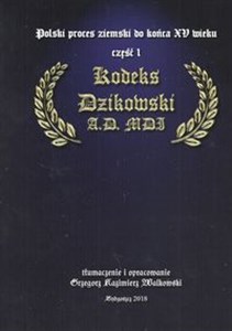 Bild von Polski proces ziemski do końca XV wieku Część 1 Kodeks Dzikowski A.D. MDI