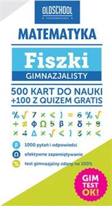 Obrazek Matematyka Fiszki gimnazjalisty Gimtest OK!