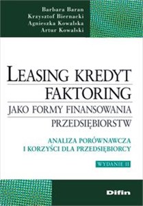 Bild von Leasing kredyt faktoring jako formy finansowania przedsiębiorstw Analiza porównawcza i korzyści dla przedsiębiorcy