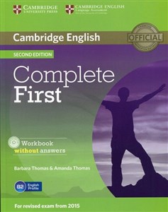 Bild von Complete First Workbook without Answers z płytą CD