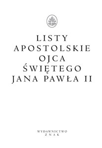 Obrazek Listy apostolskie Ojca Świętego Jana Pawła II