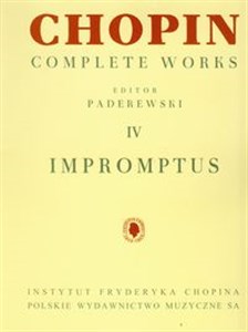 Bild von Chopin Complete Works IV Impromptus