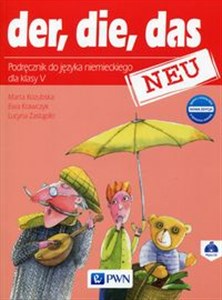 Obrazek Der die das neu 5 Nowa edycja Podręcznik z płytą CD Szkoła podstawowa