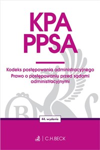 Bild von KPA PPSA Kodeks postępowania administracyjnego Prawo o postępowaniu przed sądami administracyjnym