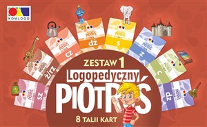 Bild von Logopedyczny Piotruś Zestaw 1 Memory 8 talii kart na głoski: SZ Ż CZ DŻ S Z C DZ