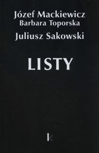 Obrazek Listy Józef Mackiewicz Dzieła t. 27