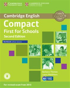 Bild von Compact First for Schools Workbook without Answers + Audio