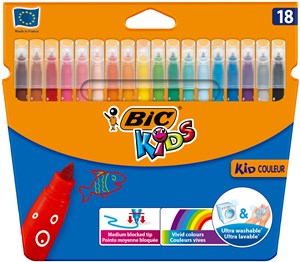 Bild von Flamastry BIC Kids Kid Couleur 18 kolorów