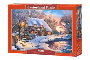 Bild von Puzzle 500 Winter Cottage