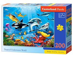 Bild von Puzzle Tropical Underwater World 200