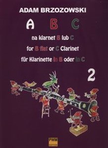 Obrazek ABC na klarnet B lub C Podręcznik do nauki gry na klarnecie dla najmłodszych, cz.2