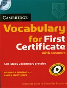 Bild von Cambridge Vocabulary for First Certificate with answers z płytą CD