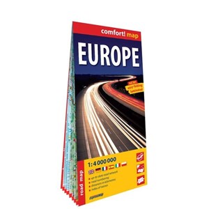 Bild von Europa (Europe) laminowana mapa samochodowa  1:4 000 000