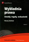 Wykładnia ... - Maciej Zieliński - Ksiegarnia w niemczech