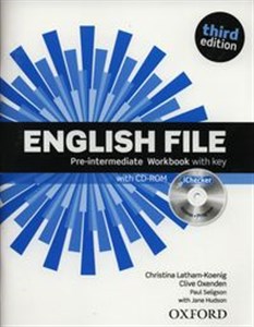 Bild von English File Pre-Intermediate Workbook with key + CD