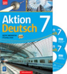 Bild von Aktion Deutsch Język niemiecki 7 Podręcznik + 2 CD Szkoła podstawowa