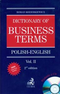 Bild von Dictionary of Business Terms Polish English Tom 2 + CD