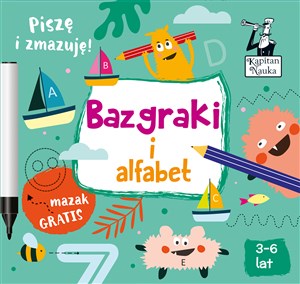 Obrazek Kapitan Nauka Bazgraki i alfabet (3-6 lat)
