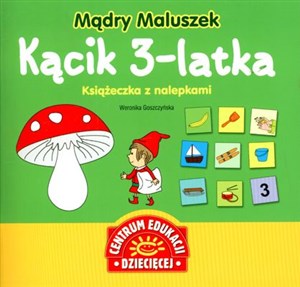 Bild von Mądry Maluszek Kącik 3-latka Książeczka z nalepkami