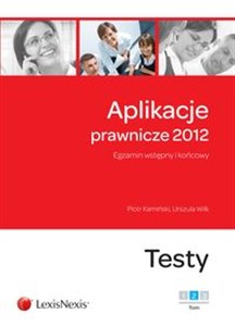 Bild von Aplikacje prawnicze 2012 t.2 Egzamin wstępny i końcowy. Testy