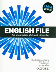 Bild von English File 3E Pre-Intermediate Workbook