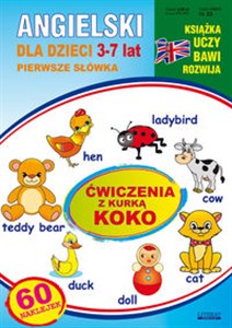 Bild von Angielski dla dzieci 3-7 lat Pierwsze słówka. Ćwiczenia z kurką Koko