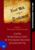 Polska książka : Zapis wind... - Jolanta Waszczuk-Napiórkowska