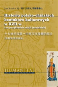 Bild von Historia polsko-chińskich kontaktów kulturowych w XVII w. (na przykładzie misji jezuickich)