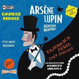 Obrazek [Audiobook] CD MP3 Tajemnica pereł Lady Jerland. Arsène Lupin dżentelmen włamywacz. Tom 1