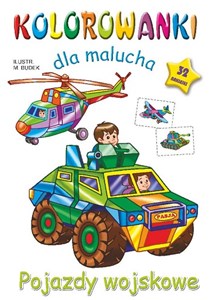 Obrazek Kolorowanki dla malucha Pojazdy wojskowe