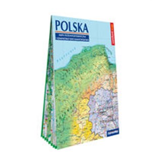 Bild von Polska Mapa ogólnogeograficzna i administracyjno-samochodowa laminowana mapa XXL 1:1 000 000