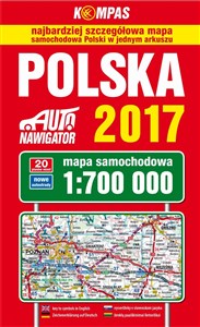 Obrazek Polska 2017 Mapa samochodowa 1:700 000