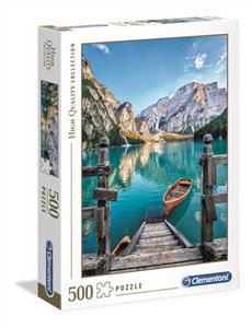 Obrazek Puzzle High Quality Collection Braies lake 500