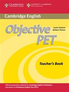 Bild von Objective PET Teacher's Book