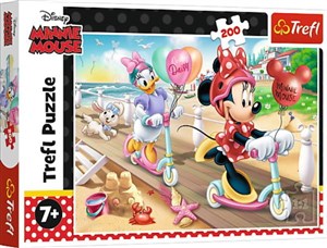 Bild von Puzzle 200 Minnie na plaży Disney