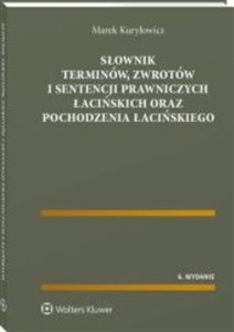 Bild von Słownik terminów, zwrotów i sentencji prawniczych łacińskich oraz pochodzenia łacińskiego